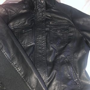 Leather jacket